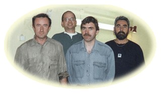unsere Arbeitsgruppe von links: Roland, Ulrich, Hubert, Lutz 